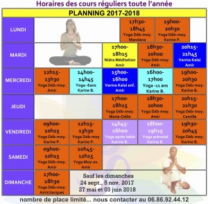 Shanti - planning 2017-2018